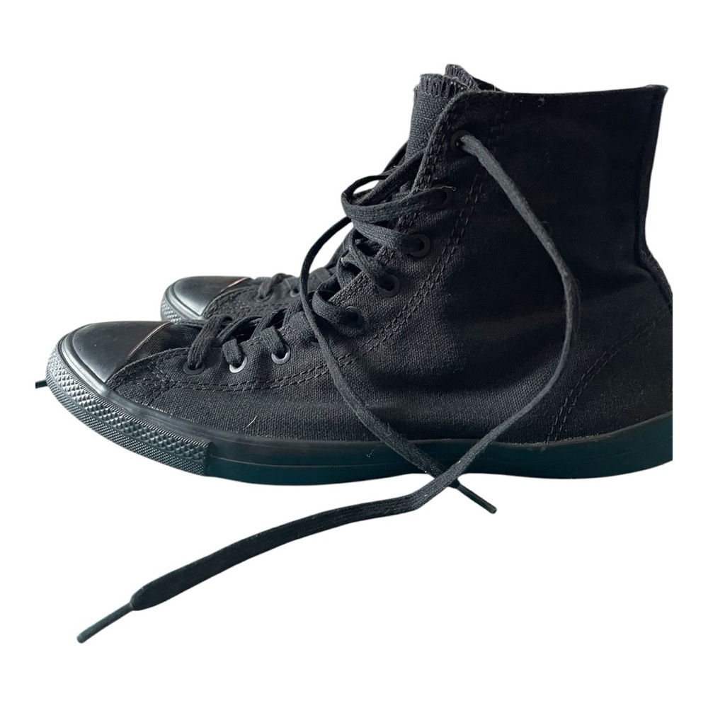 Converse Unisex Black High-Top Sneakers - Picture 4 of 12